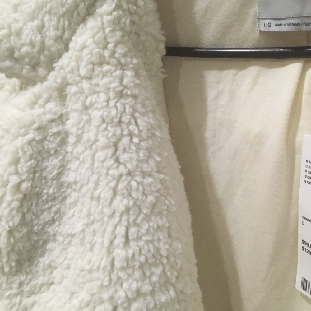 Urban outfitters Clara Teddy Moto jacket cream - Picture 4 of 8